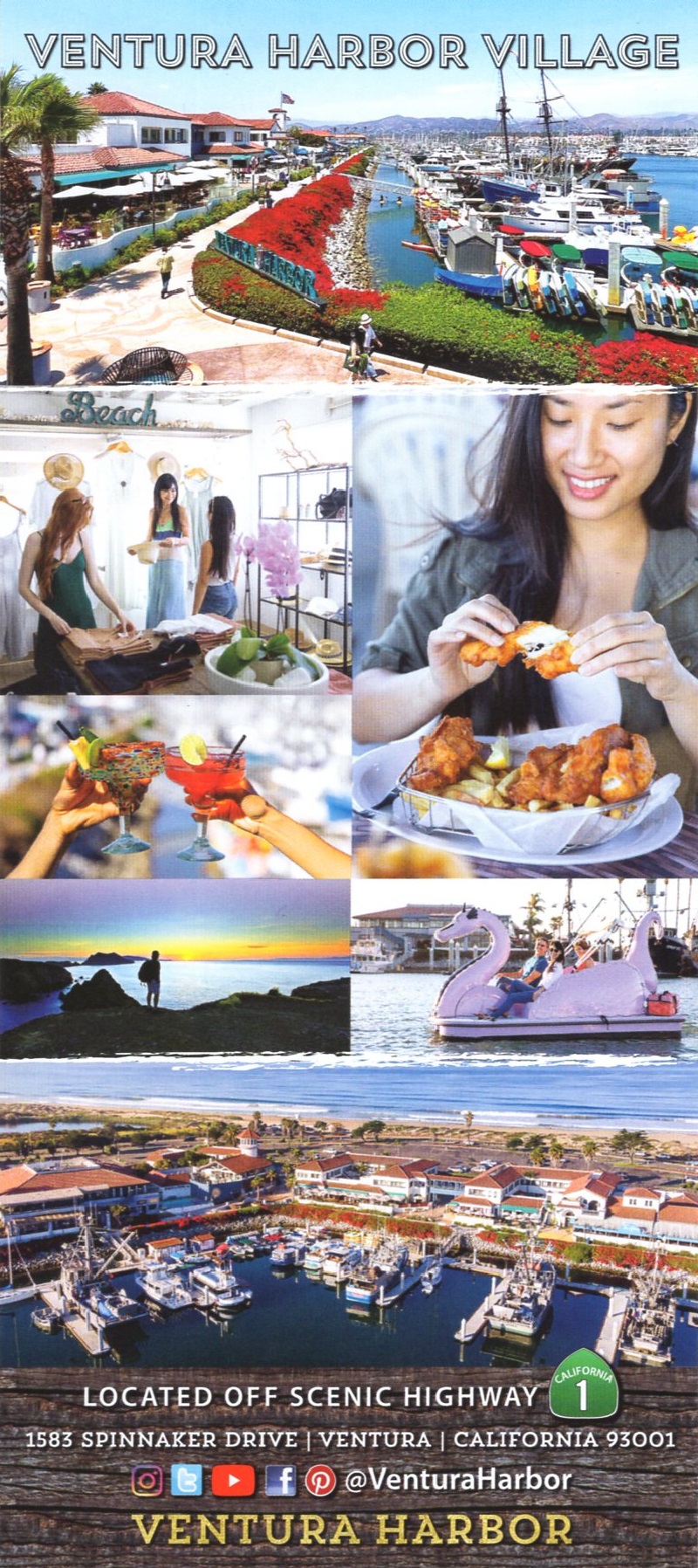 Ventura Harbor Village Back Brochure Cover