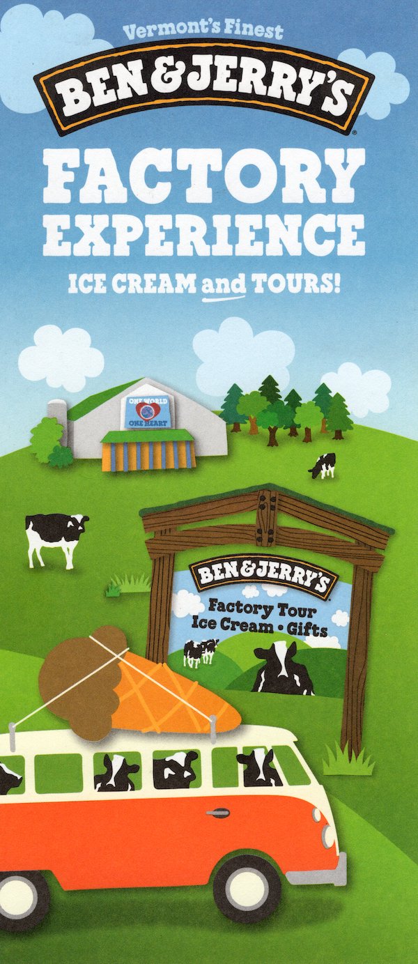 Ben & Jerry's Factory Tour brochure thumbnail