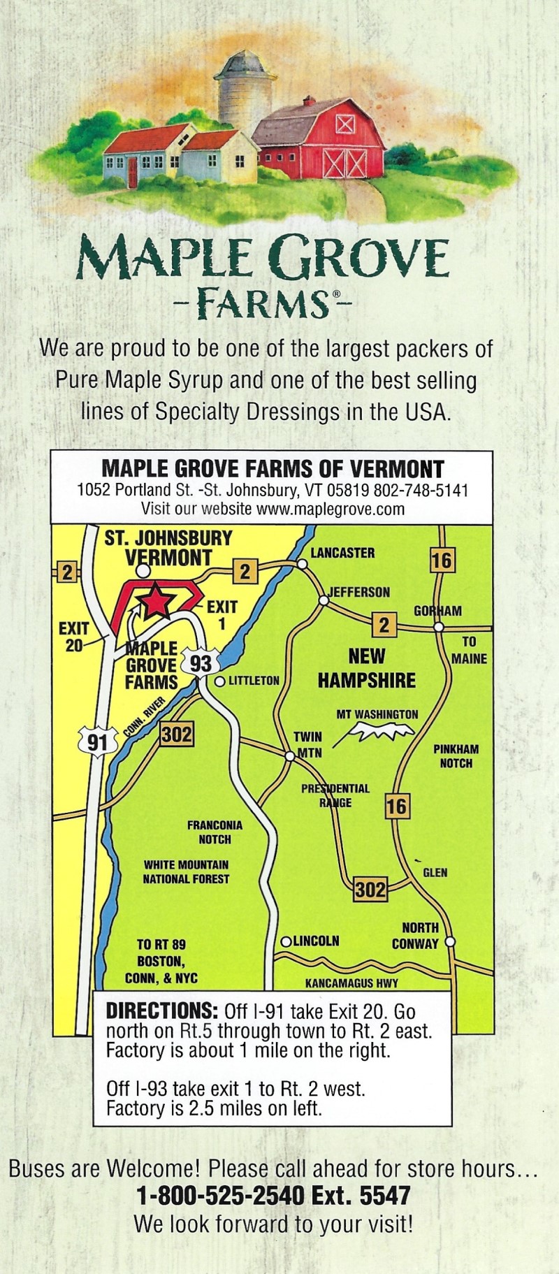 Maple Grove Farms brochure thumbnail