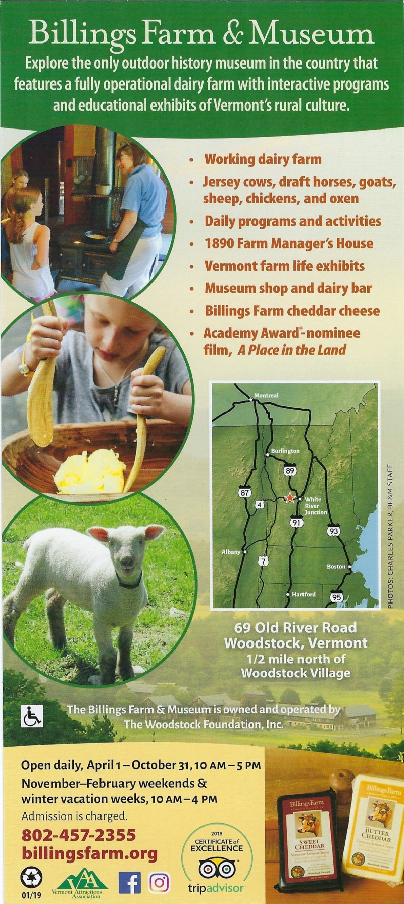 Billings Farm & Museum brochure thumbnail