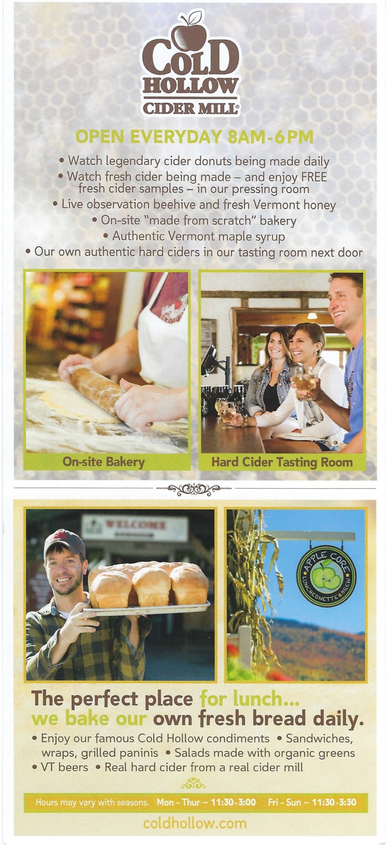 Cold Hollow Cider Mill brochure thumbnail