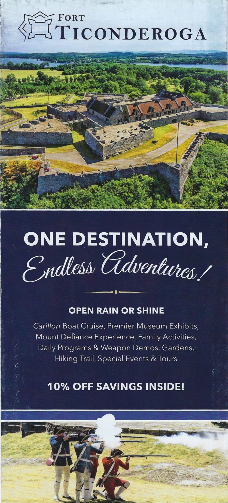 Fort Ticonderoga brochure thumbnail