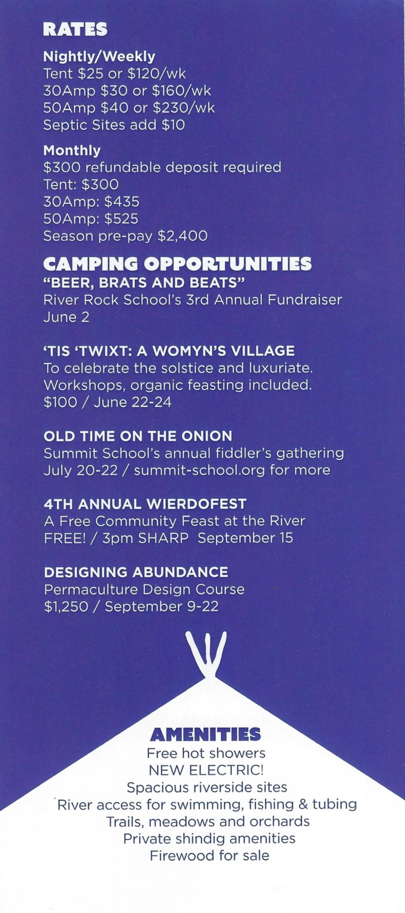 Onion River Campground brochure thumbnail