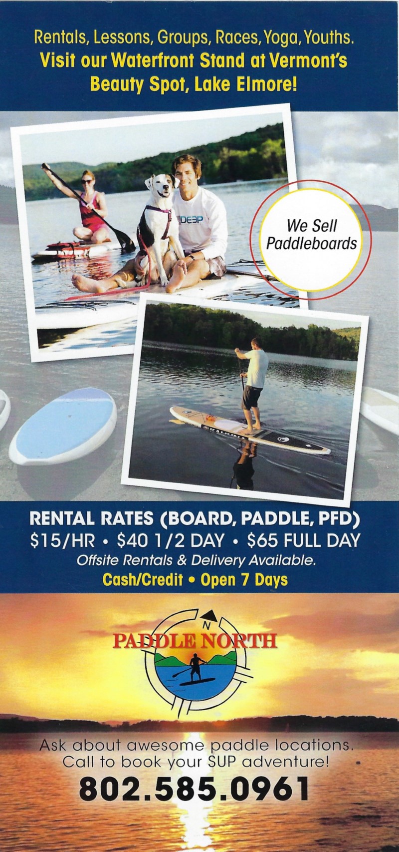 Paddle North VT brochure thumbnail