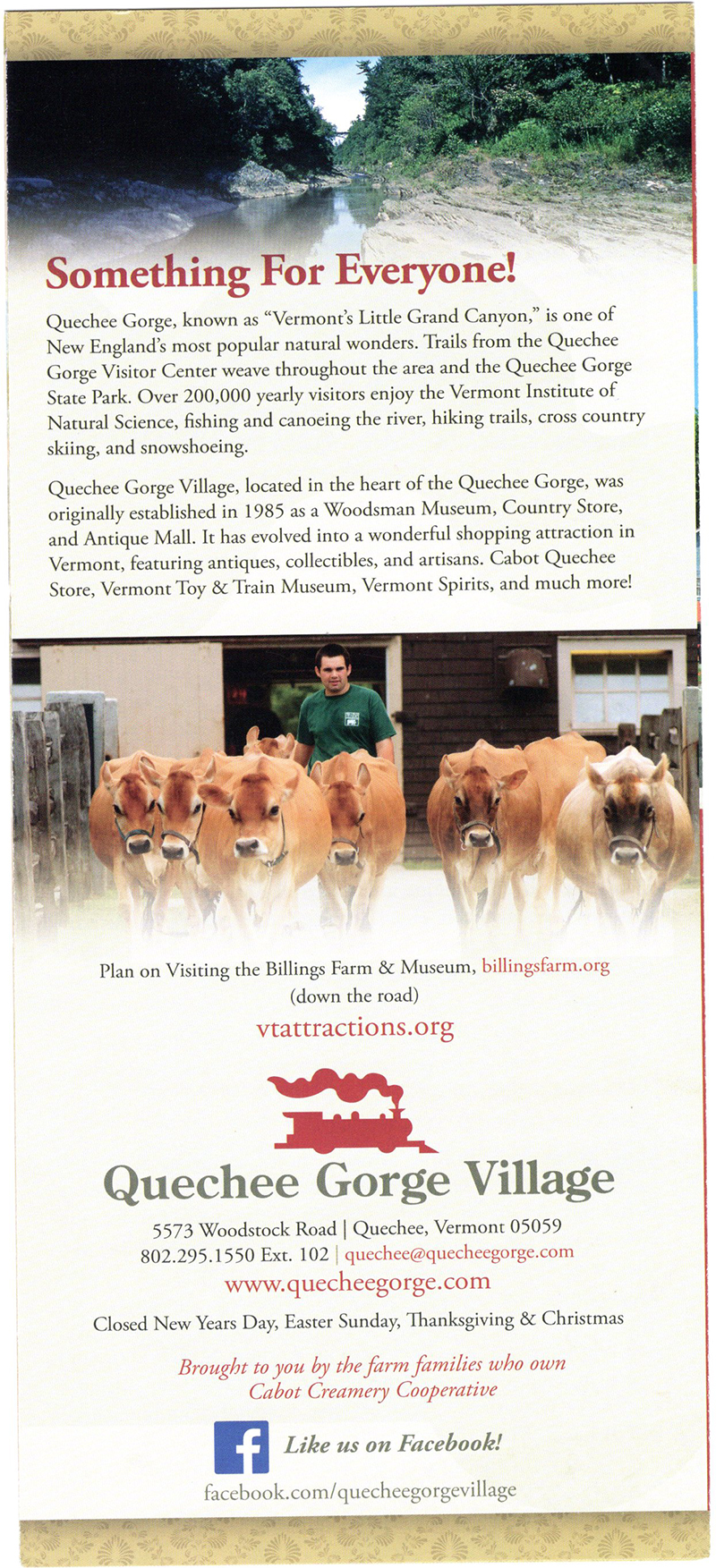 Quechee Gorge Village brochure thumbnail