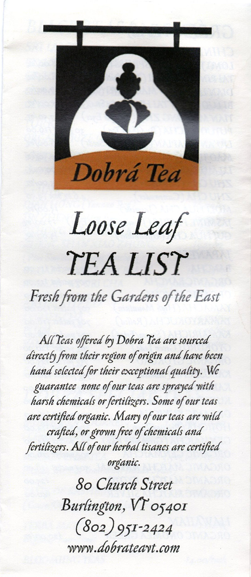 Dobra Tea brochure thumbnail