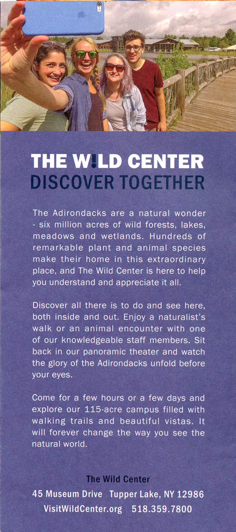 The Wild Center brochure thumbnail