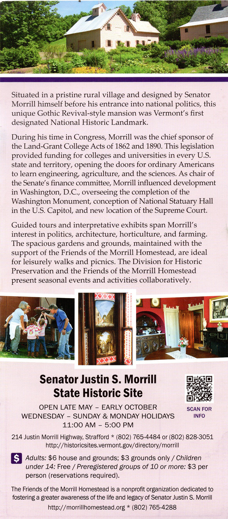 Senator Justin S. Morrill House brochure thumbnail