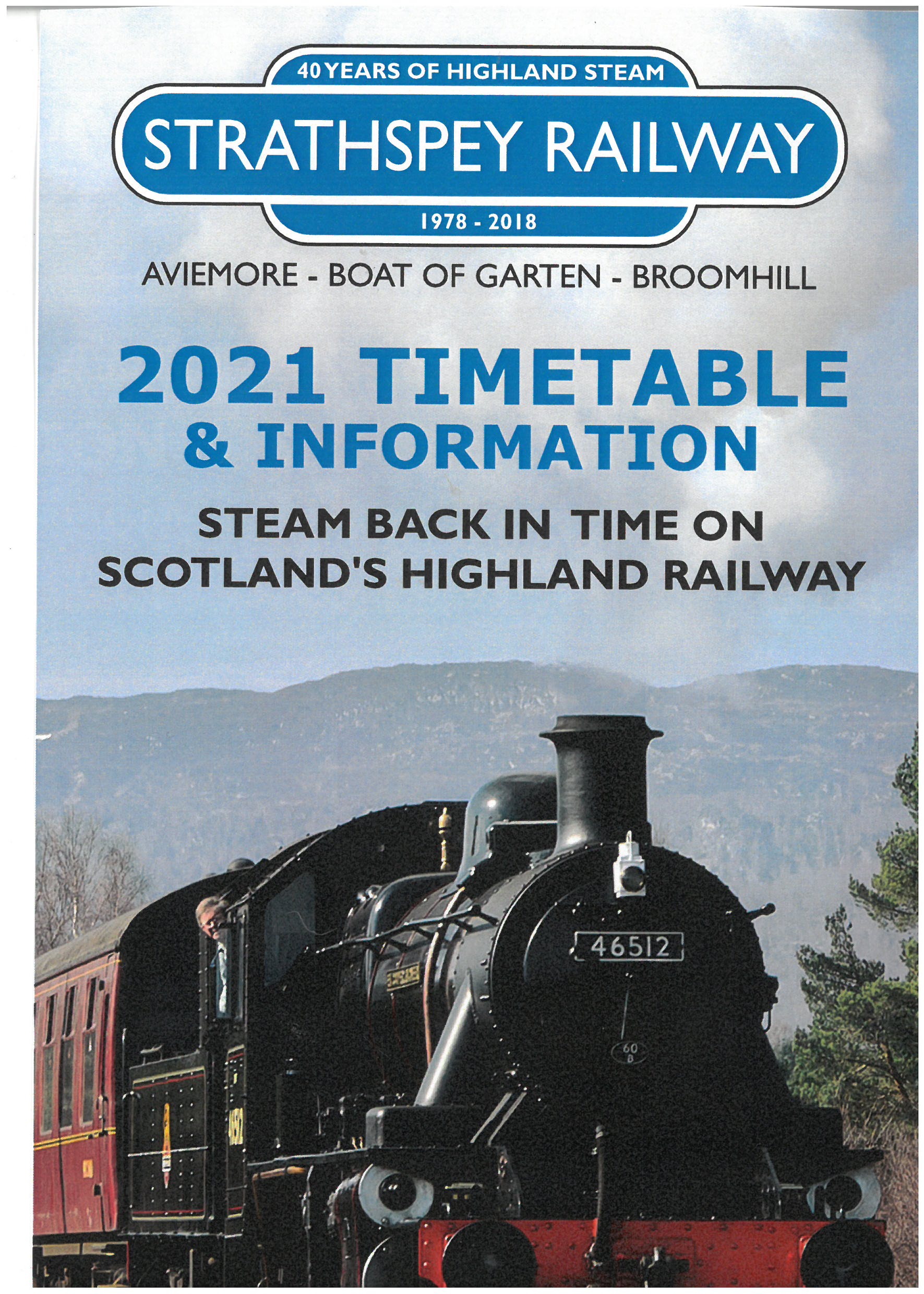 Strathspey Railway Company Ltd brochure thumbnail
