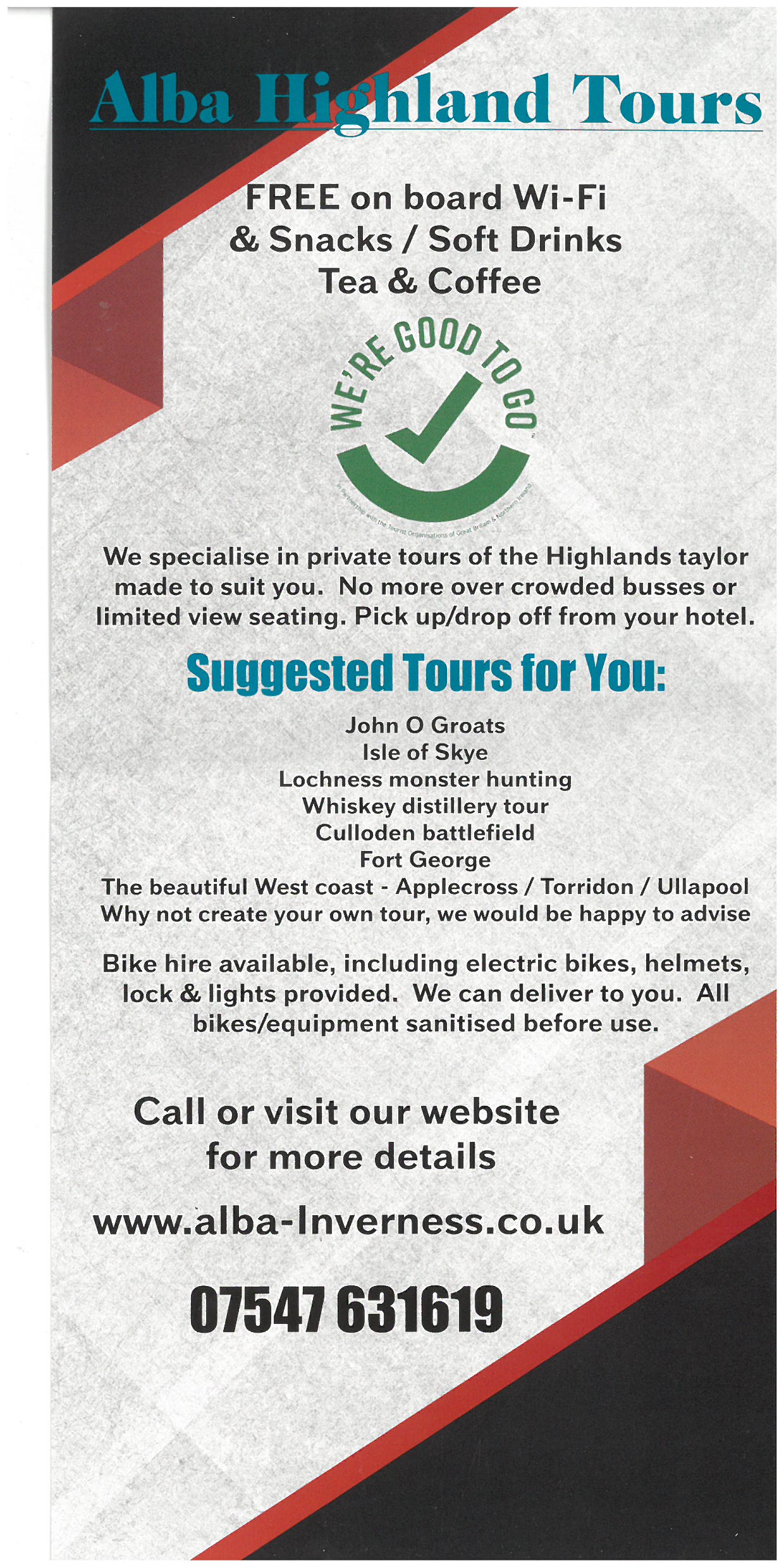 Alba Highland Tours brochure thumbnail