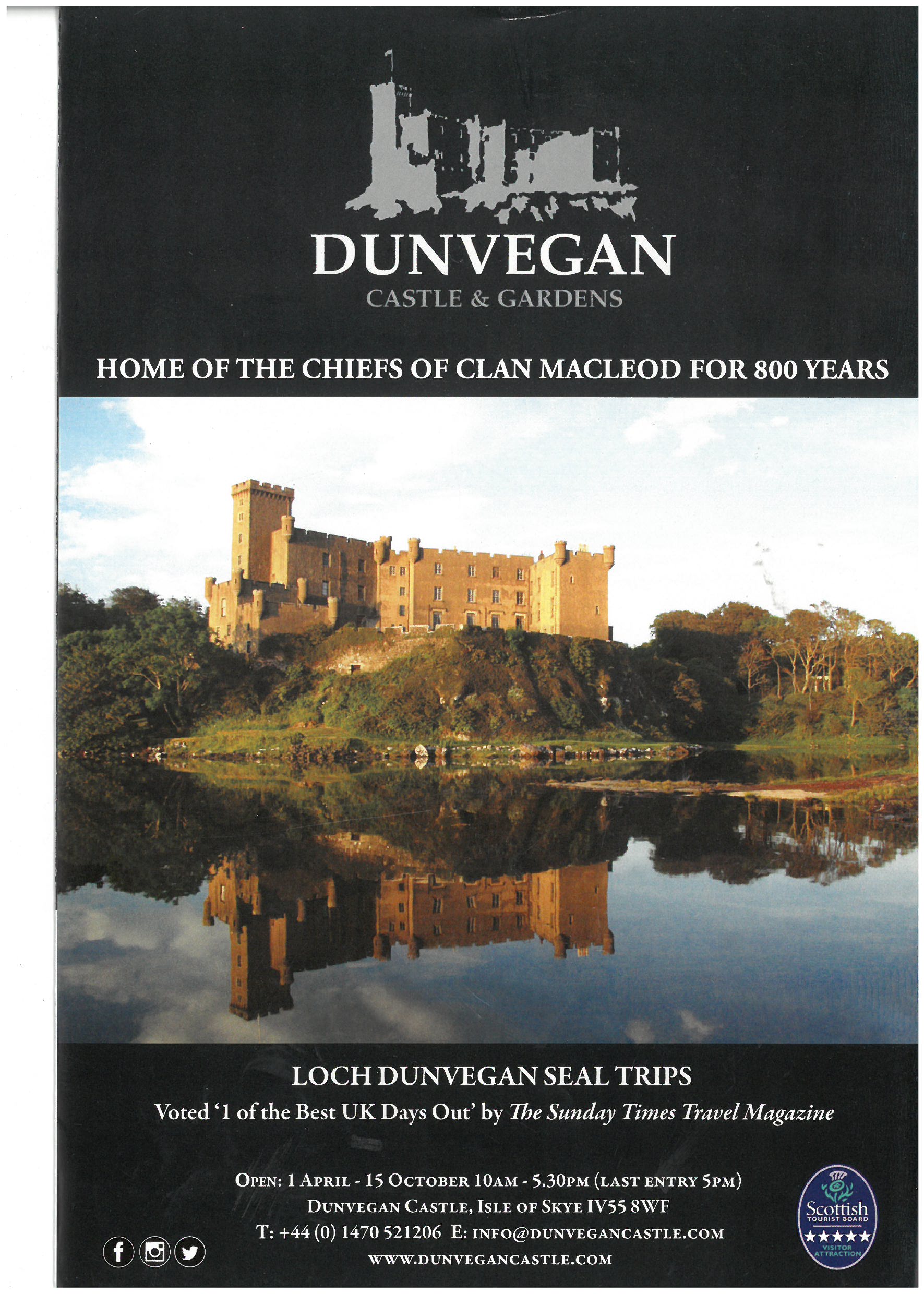 Dunvegan Castle brochure full size