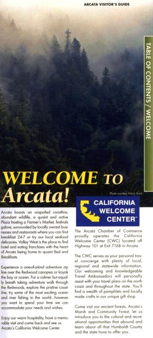 Arcata Visitor Guide brochure thumbnail