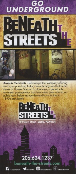 Beneath The Streets brochure thumbnail