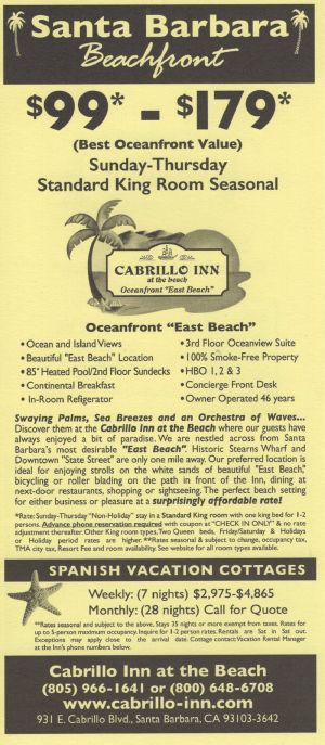 Cabrillo Inn at the Beach brochure thumbnail