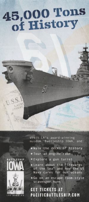 USS Iowa brochure thumbnail