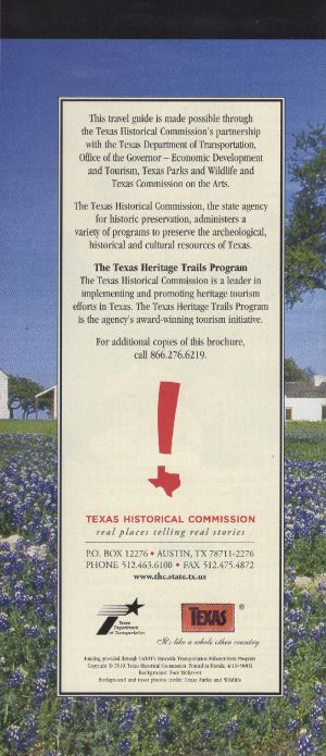 Texas Forts Trail Region brochure thumbnail