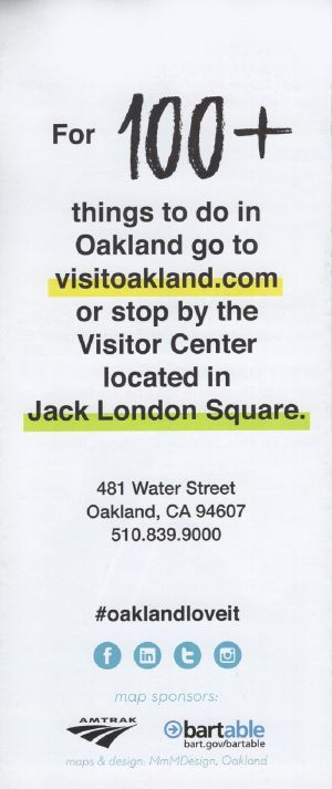 Visit Oakland Map brochure thumbnail