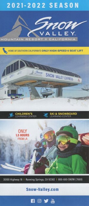 Snow Valley Mtn. Resort brochure thumbnail