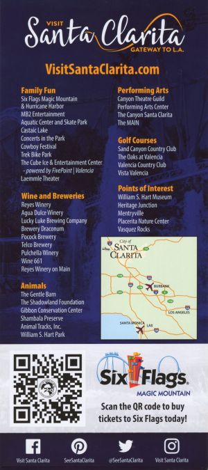 Visit Santa Clarita brochure thumbnail
