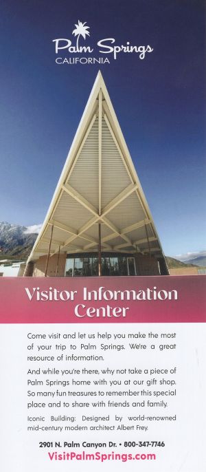 Palm Springs Visitor Info Ctr brochure full size