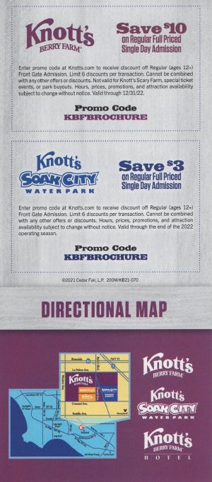 Knott's Berry Farm brochure full size