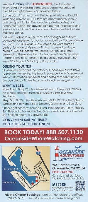 Oceanside Adventures brochure thumbnail