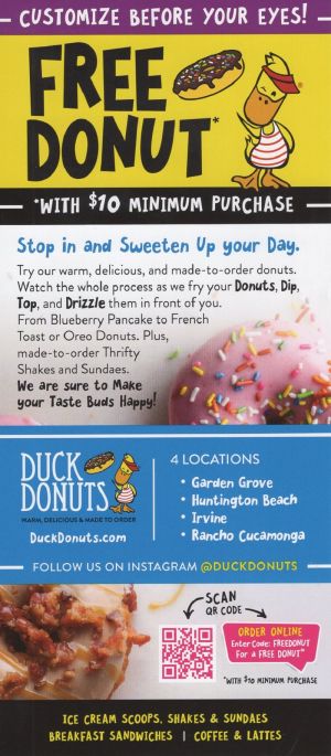 Duck Donuts brochure thumbnail