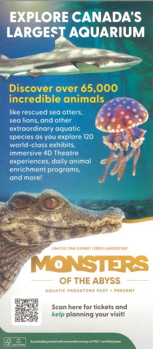 Vancouver Aquarium brochure thumbnail