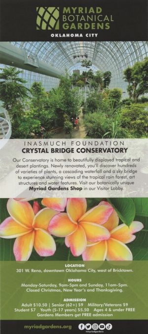 Myriad Botanical Gardens brochure thumbnail