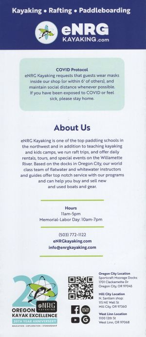 eNRG Kayaking - N. Santiam brochure full size