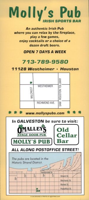 Molly's Pub - Westheimer brochure full size