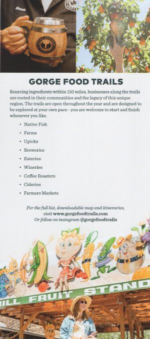 WA Gorge Food Trail brochure full size