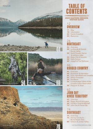 Eastern Oregon Visitor Guide brochure thumbnail