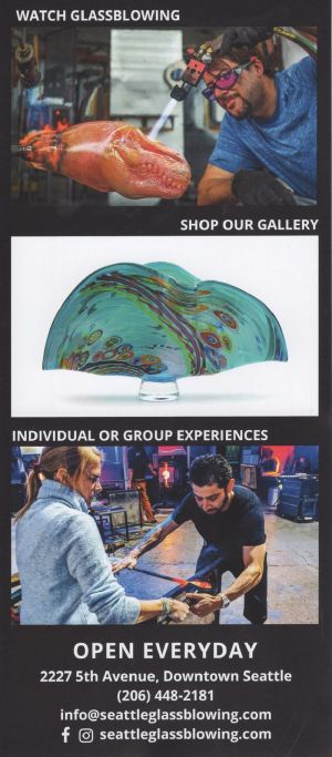 Seattle Glassblowing Studio brochure full size