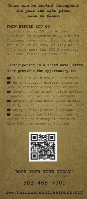 Third Wave Coffee Tours brochure thumbnail