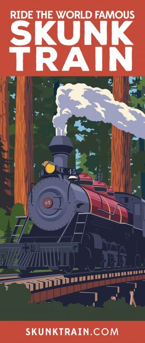 Skunk Train Railroad brochure thumbnail