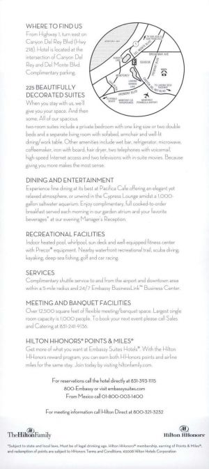 Embassy Suites - Monterey Bay brochure thumbnail
