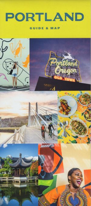Travel Portland QR Rack Card brochure full size