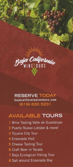 Baja California Wine Tours brochure thumbnail