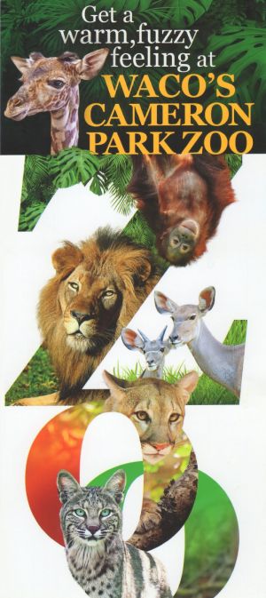 Cameron Park Zoo brochure full size