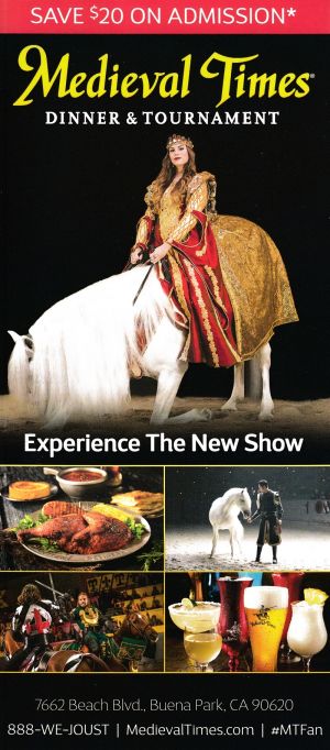 Medieval Times Buena Park brochure full size