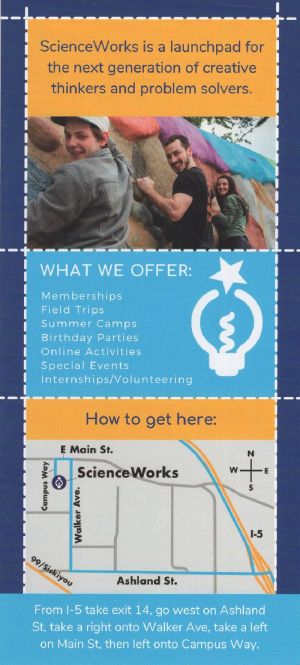 ScienceWorks Hands-on Museum brochure full size