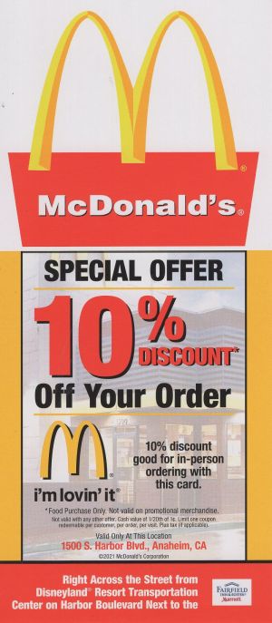 McDonald's brochure full size