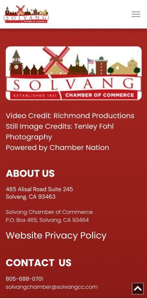Solvang  Directory and Map brochure thumbnail