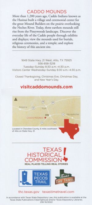 Caddo Mounds Historic Site brochure thumbnail