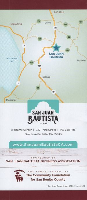 San Juan Bautista brochure full size