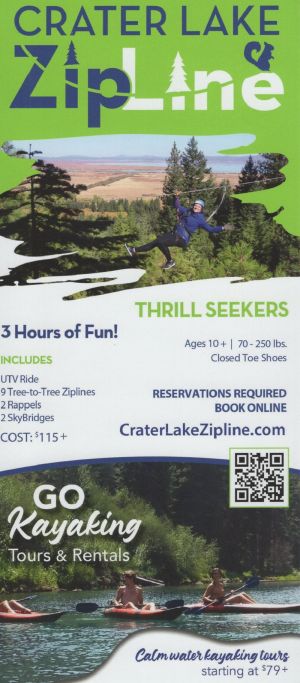 Crater Lake Zipline brochure thumbnail