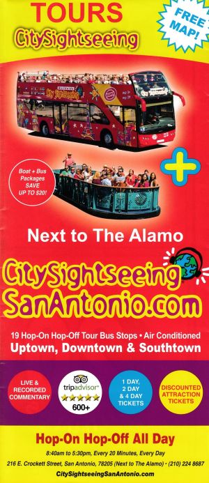 City Sightseeing - San Antonio brochure full size