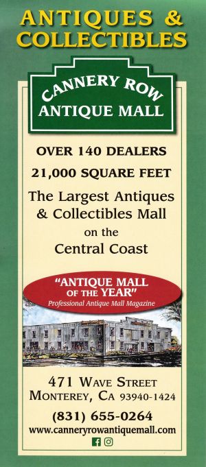 Cannery Row Antique Mall brochure full size