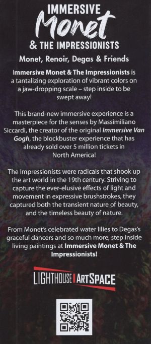 Monet & The Impressionists brochure full size